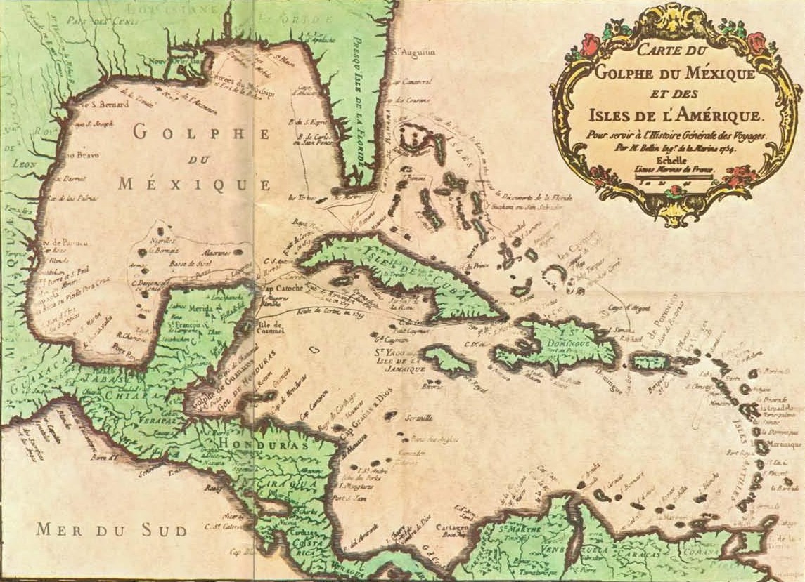 Pirate Map Caribbean