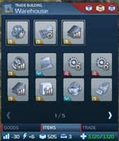 Items warehouse