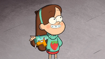 S1e3 mabel with glue gun stuck to arm