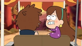 S1e1 mabel looking at monster