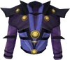 Batwing torso detail