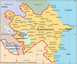 Azerbaijan map