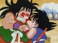 Goku does the scissor