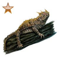 Huge item prongedlizard bronze 01