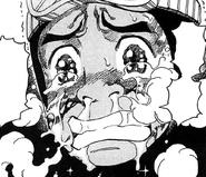 Komatsu crying for losing the soup