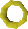 Gold ring (i) detail