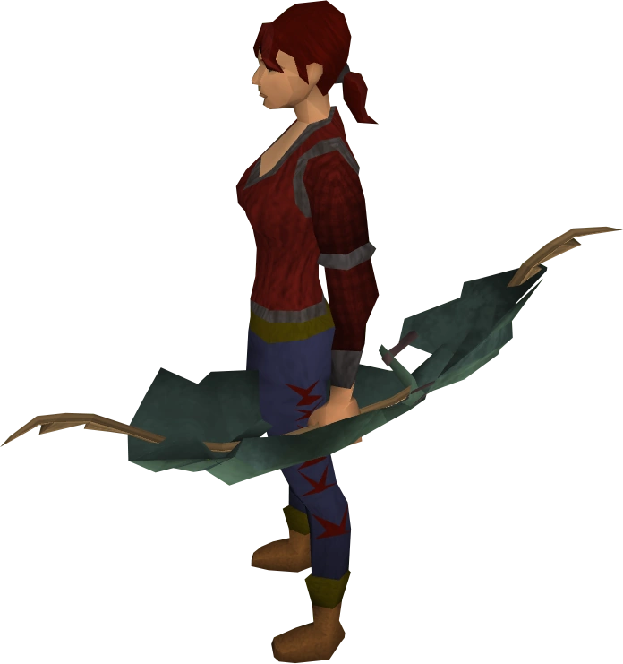 Yew shieldbow equipped