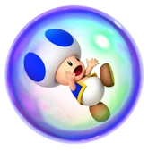 Blue Toad Bubble
