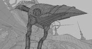 Ben Sprout wireframe render elysia main docking bay