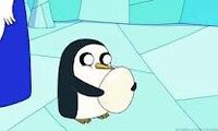 Gunter segurando um Ovo