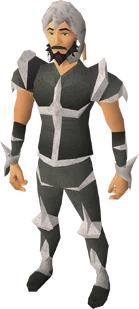 Skeletal armour equipped