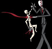 Slenderman vs the rake by bioniclekid97-d58tvve