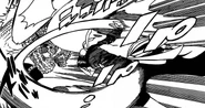 Bacchus assaulting Elfman with his Magic