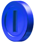 Blue Coin Art