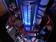 Galaxy warp core elevated view