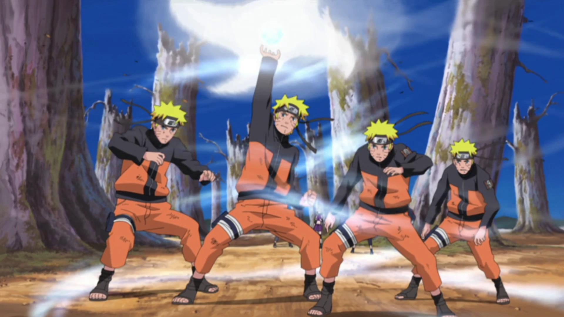Naruto's use of high-ranking ninjutsu such as the Shadow Clone Techniq...