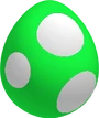 GreenBabyYoshiEggSML3D