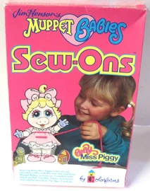 Colorforms 1989 muppet babies sew-ons