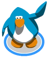 Penguin waving