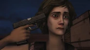 Irene with Gun