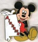 Alabama Mickey Pin