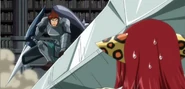 Dan restrains Erza