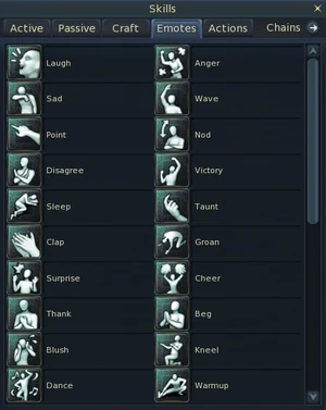 Emote Window