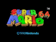 Title Screen - Super Mario 64