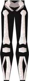Skeleton leggings detail