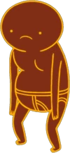 Wandering bald man
