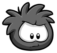 Black Puffle Pin 1
