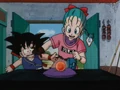 Bulma Pushes Goku