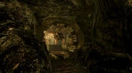 Outside the vault34 blast