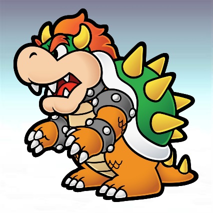 Paper Baby Bowser