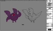 Modelsheet Zombie Candy Person -14 with Wings, Lips & Muscles