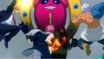 Jackpot vs. Natsu, Elfman & Loke