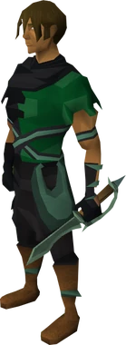 Adamant defender equipped