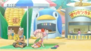 Setsuno and Jirou at Gourmet Beach