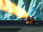 Ataque de Iroh y Zuko