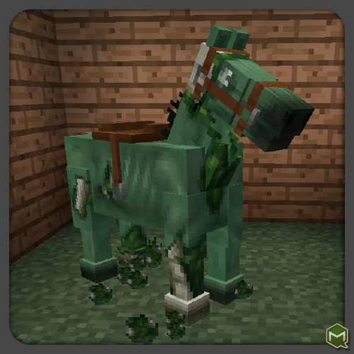 lego minecraft zombie horse