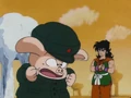 Yamcha about to attack oolong