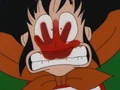 Yamcha gets hit by paper