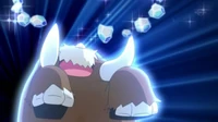 EP753 Mamoswine usando fragmento de hielo