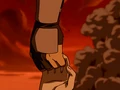 Toph and Sokka holding hands.png