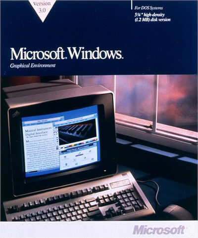 Windiows 3.0 box