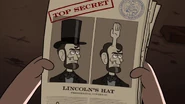 S1e8 lincoln's hat