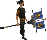 Clan vexillum equipped