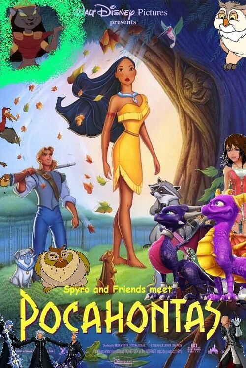 Spyro And Friends Meet Pocahontas Spongebob Amp Friends