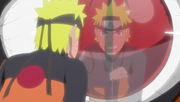Naruto encara a Kyubi