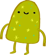 Green Gumdrop Dude